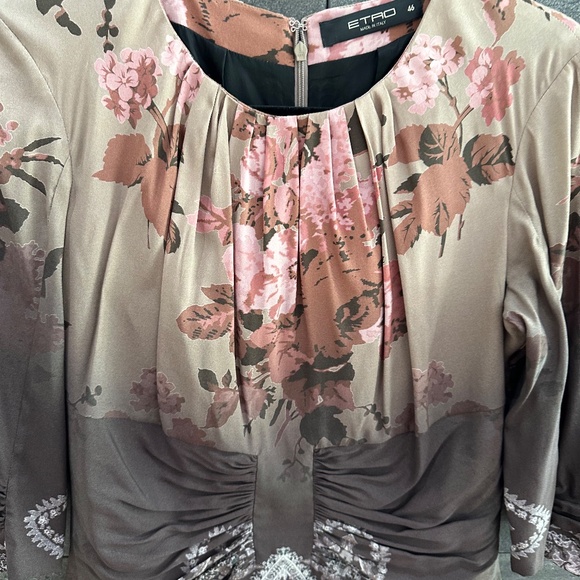 Etro Silk Dress size 46 made in Italy - Picture 7 of 13